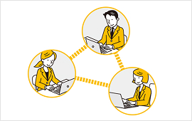 メールや電話、チャットなど窓口が増え、情報がバラバラに・・・。